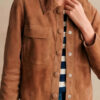 Good Cop/Bad Cop S01 Leighton Meester Brown Suede Jacket
