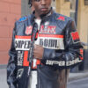 NFL Super Bowl LIX Men Black Leather Jacket