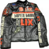 NFL Super Bowl LIX Men Black Leather Jacket