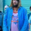 A Minecraft Movie Jason Momoa Blue Jacket
