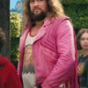A Minecraft Movie Jason Momoa Pink Jacket