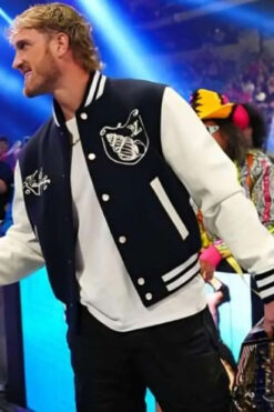Logan Paul WWE RAW 2025 LV Varsity Jacket