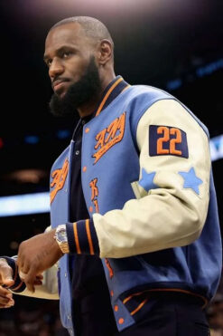 NBA 2022 LeBron James Varsity Jacket