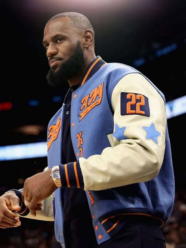 NBA 2022 LeBron James Varsity Jacket