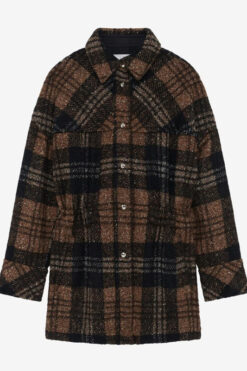 Ransom Canyon S01 Minka Kelly Plaid Jacket