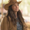 Ransom Canyon S01 Minka Kelly Suede Leather Jacket