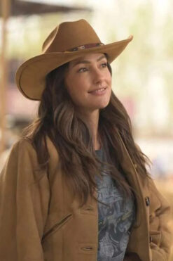 Ransom Canyon S01 Minka Kelly Suede Leather Jacket