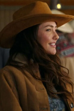 Ransom Canyon S01 Minka Kelly Suede Leather Jacket