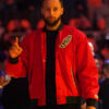 Steph Curry Red Varsity Jacket