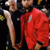 Steph Curry Red Varsity Jacket