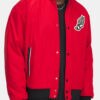 Steph Curry Red Varsity Jacket