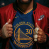 Steph Curry Red Varsity Jacket