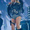 Cowboy Carter Tour Beyoncé Star Crop Leather Jacket