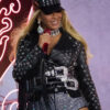 Cowboy Carter Tour Beyoncé Star Crop Leather Jacket
