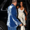 Brad Pitt Cobalt Blue Velvet Blazer