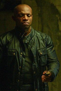 Billy Brown Hostage 2025 Black Leather Jacket