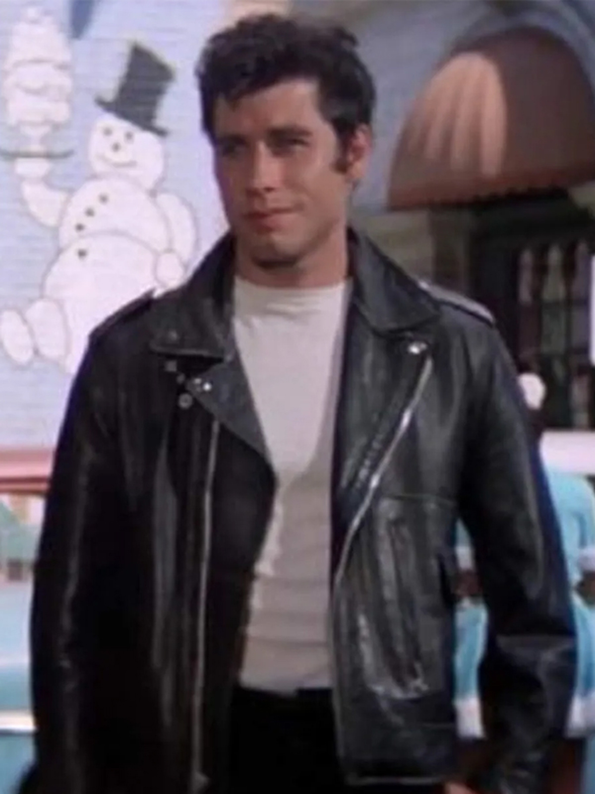 Danny Zuko T Birds John Travolta Biker Leather Jacket