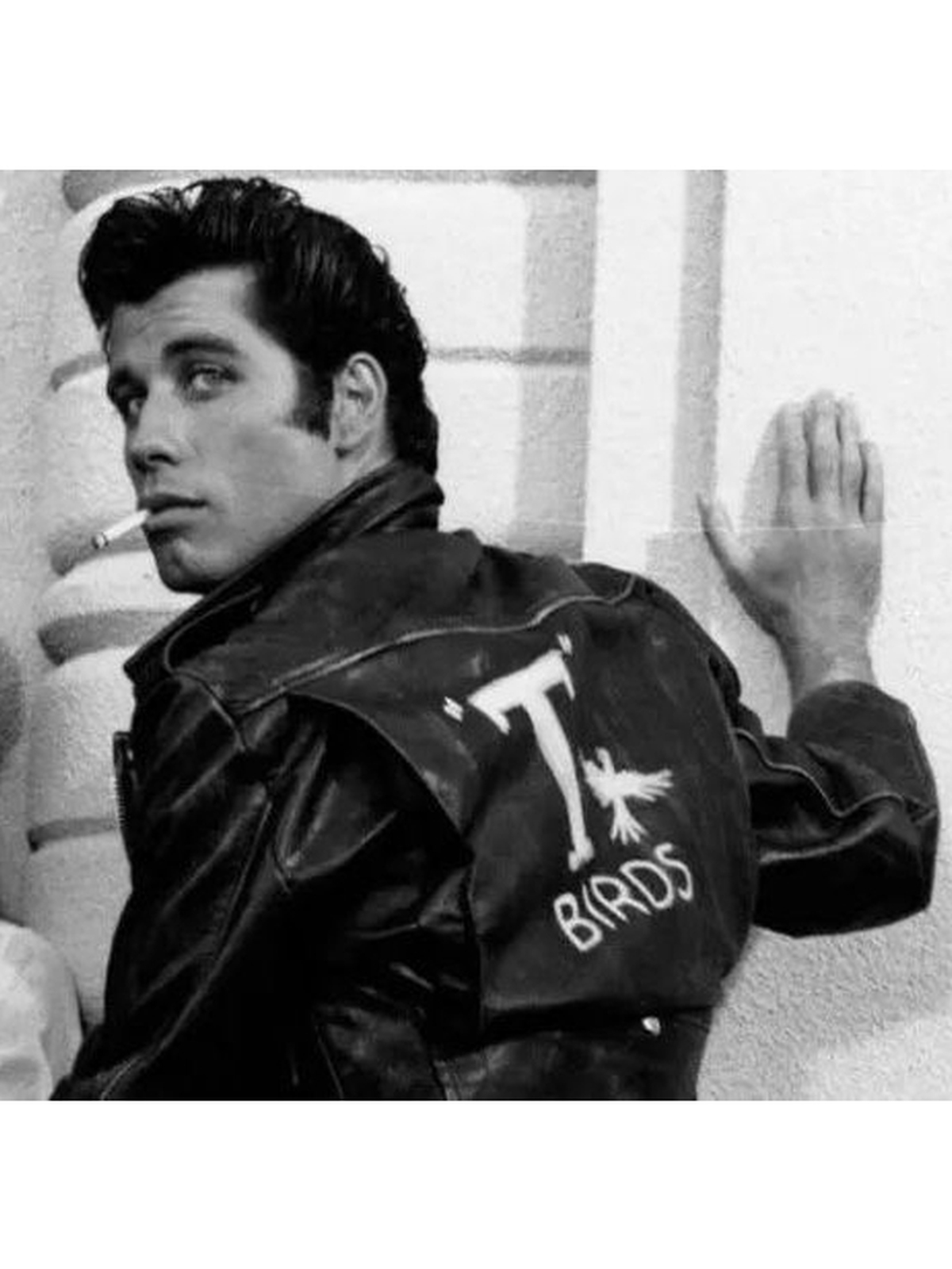 Danny Zuko T Birds John Travolta Biker Leather Jacket