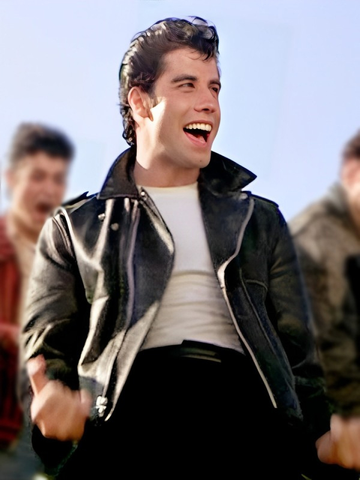Danny Zuko T Birds John Travolta Biker Leather Jacket