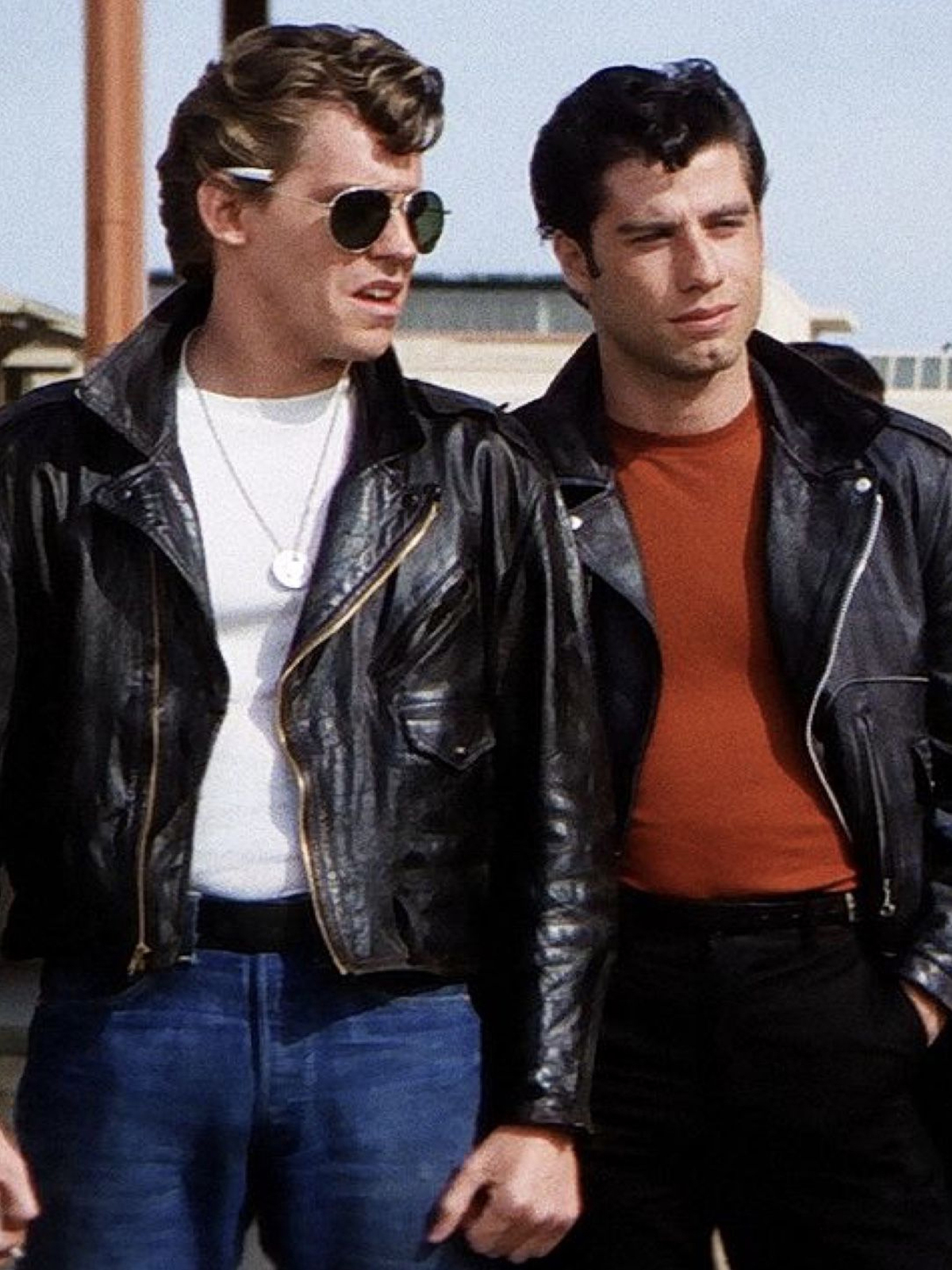Danny Zuko T Birds John Travolta Biker Leather Jacket