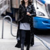 Only Murders In The Building S5 Selena Gomez Studded Leather Coat