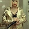 Irina Artenii Subteran Golden Trench Coat