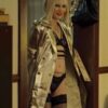 Irina Artenii Subteran Golden Trench Coat
