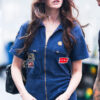 The Devil Wears Prada 2 Anne Hathaway Blue Jumpsuit