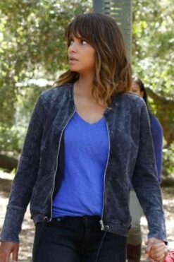 Extant Suede Halle Berry Black Jacket