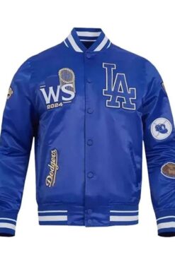 LA Dodgers 8X World Series Champions Jacket