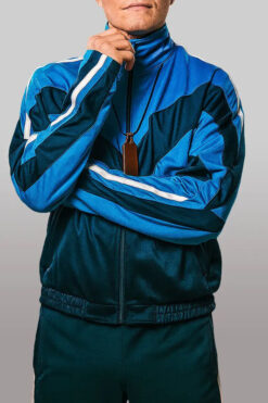 Robert Aramayo I Swear Blue Track Jacket