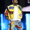Breezy Bowl XX Tour Chris Brown Leather Bomber Jacket