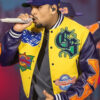 Breezy Bowl XX Tour Chris Brown Leather Bomber Jacket