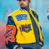 Breezy Bowl XX Tour Chris Brown Leather Bomber Jacket