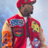 Breezy Bowl XX Tour Chris Brown Leather Bomber Jacket