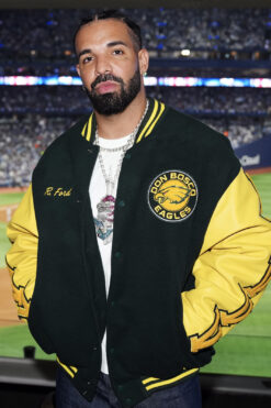 Drake Rob Ford Yellow Varsity Jacket